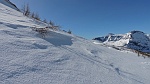 ......ma presi da una irrefrenabile voglia di cima  proviamo ad "attaccare" frontalmente il Monte Sangiatto!!!